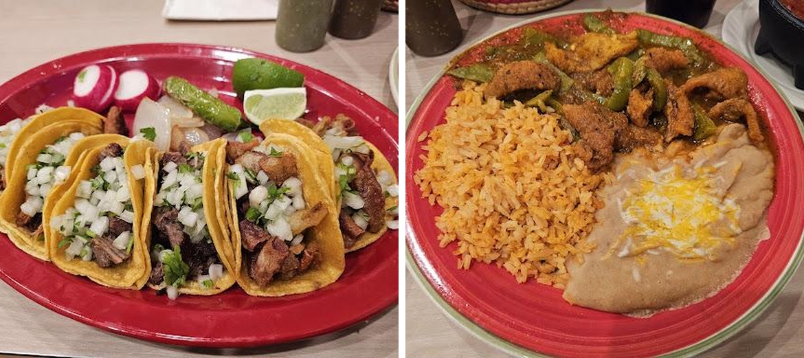 Las Dos Rosa's Restaurant Menu