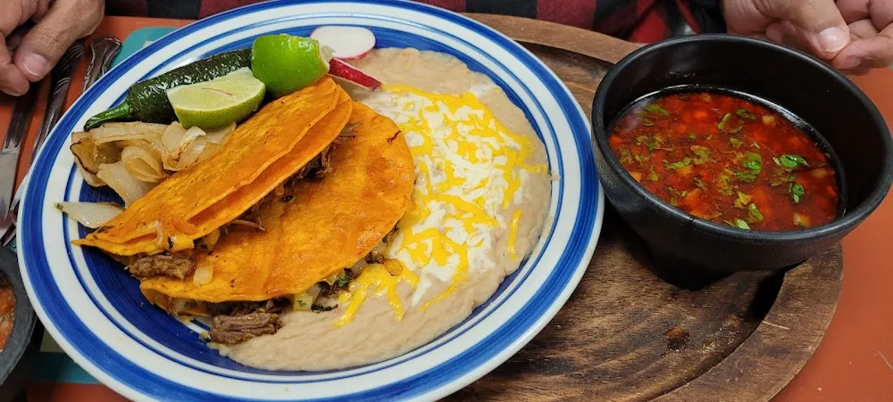 Quesabirria Taco Plate