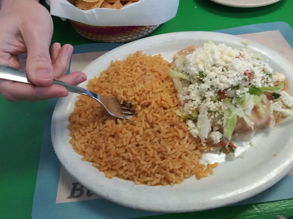 Vegetarian Sope with Side of Rice
